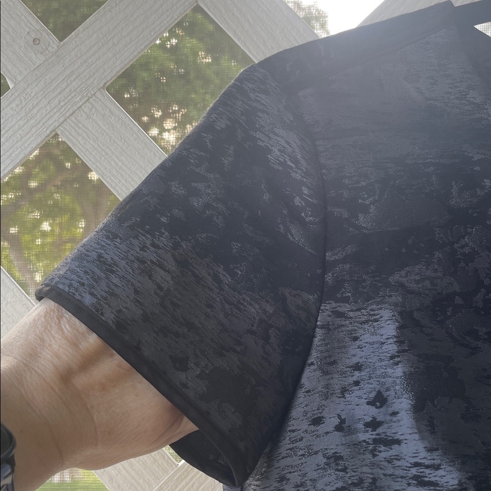AllSaints ‘Jiro’ Metallic Brocade Top - Picture 5 of 10